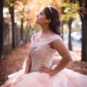 Vizcaya Blush Sweet Sixteen Dress- Worn Once